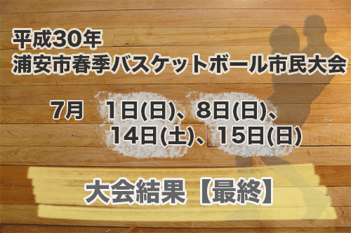 平成30年度　浦安市秋季市民大会　要項