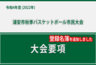 令和4年度 浦安市秋季市民大会　大会組み合わせ