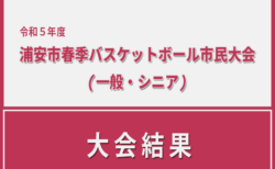 令和5年度 浦安市春季市民大会　大会結果