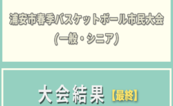 令和6年度 浦安市春季市民大会　大会結果
