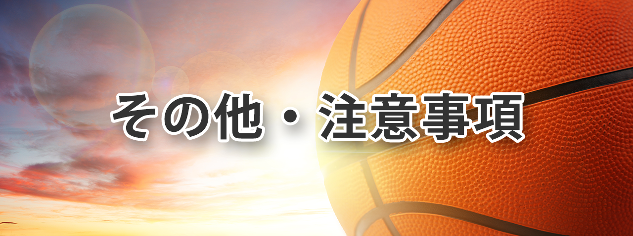 その他・注意事項